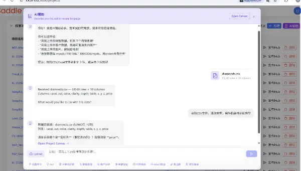 saddle  AI中台